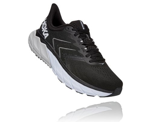 Hoka One One Arahi 5 Cestne Bezecke Topanky Damske Čierne / Biele | ZH0749256