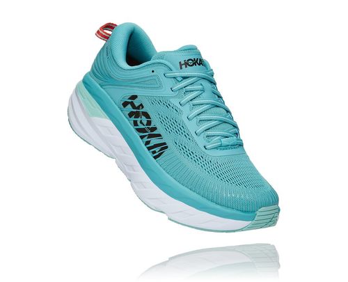 Hoka One One Bondi 7 Cestne Bezecke Topanky Damske / Modre | FK9732685