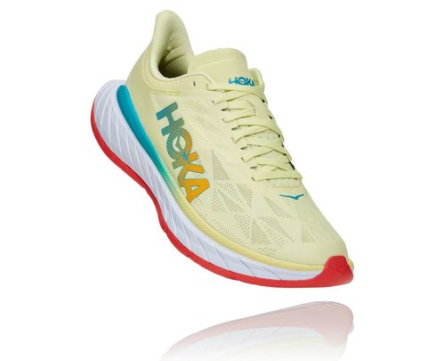 Hoka One One Carbon X 2 Cestne Bezecke Topanky Panske Zelene / Koralove | MB4598670