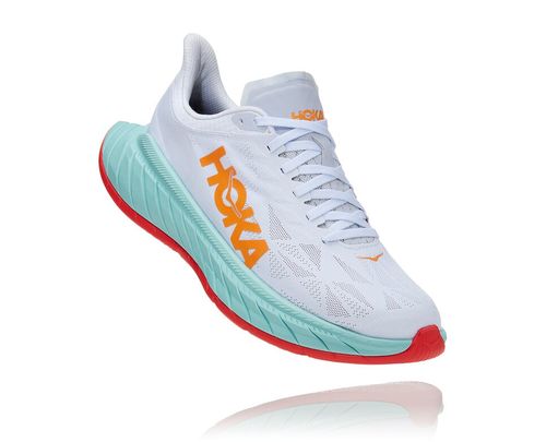 Hoka One One Carbon X 2 Cestne Bezecke Topanky Panske Biele / Oranžové | TI6087294