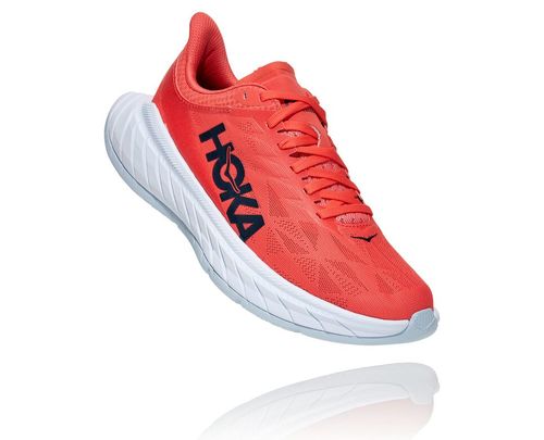 Hoka One One Carbon X 2 Cestne Bezecke Topanky Damske Koralove / Čierne | VR0462781