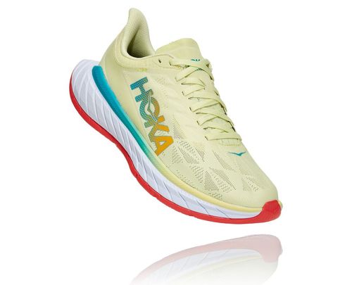 Hoka One One Carbon X 2 Cestne Bezecke Topanky Damske Zelene / Koralove | YH7641520
