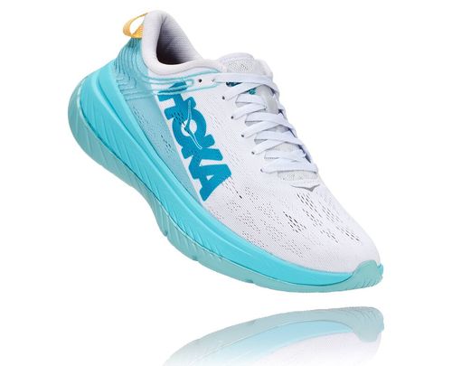 Hoka One One Carbon X Cestne Bezecke Topanky Damske Biele / Modre | IB1832760