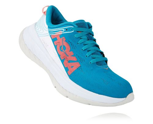 Hoka One One Carbon X Cestne Bezecke Topanky Damske / Biele | MO5283761