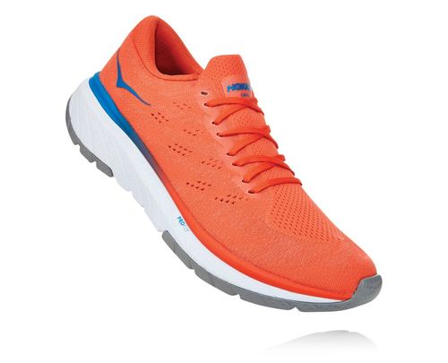 Hoka One One Cavu 3 Cestne Bezecke Topanky Panske Červené / Biele | AU7184326