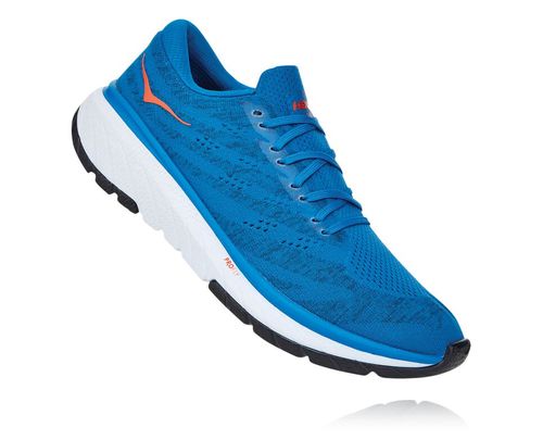 Hoka One One Cavu 3 Cestne Bezecke Topanky Panske Modre / Biele | XK0672841