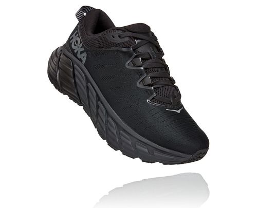 Hoka One One Gaviota 3 Cestne Bezecke Topanky Damske Čierne / Čierne | BE8364951