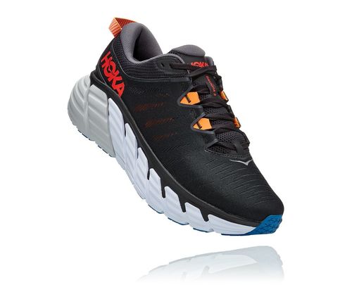 Hoka One One Gaviota 3 Cestne Bezecke Topanky Panske Čierne / | TN9285763