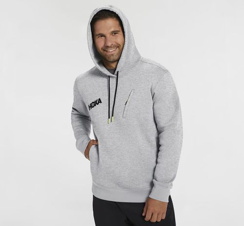 Hoka One One Hoodie Mikiny S Kapucňou Panske Wild Dove | QJ3426907