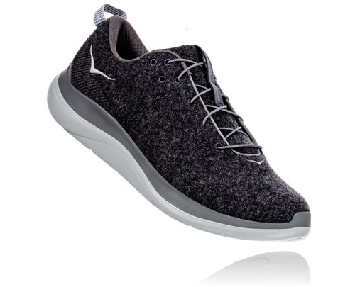 Hoka One One Hupana Flow Wool Cestne Bezecke Topanky Damske Tmavo / | DG5836024