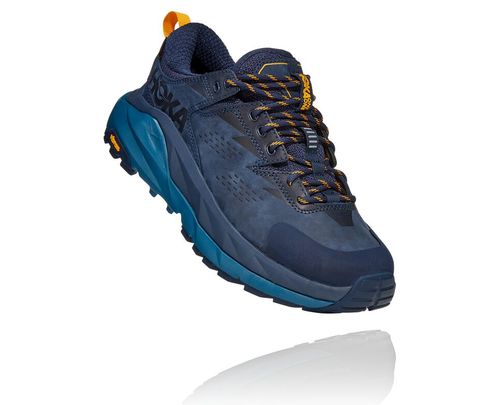 Hoka One One Kaha Low GORE-TEX Turisticke Topanky Damske Čierne / Modre | BK2901458