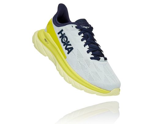 Hoka One One Mach 4 Cestne Bezecke Topanky Panske Modre Kvetinové / | NH3859024