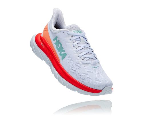 Hoka One One Mach 4 Cestne Bezecke Topanky Panske Biele / | SA7826195