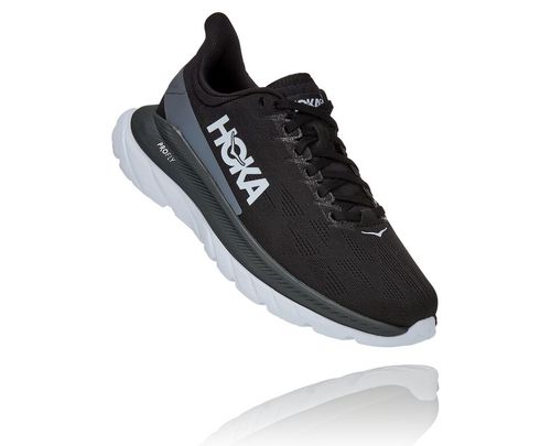 Hoka One One Mach 4 Cestne Bezecke Topanky Panske Čierne / Tmavo | SI5874312