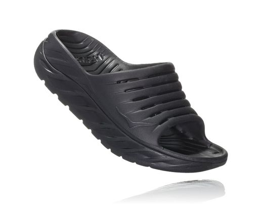 Hoka One One ORA Recovery Slapky Damske Čierne / Čierne | LK3097264