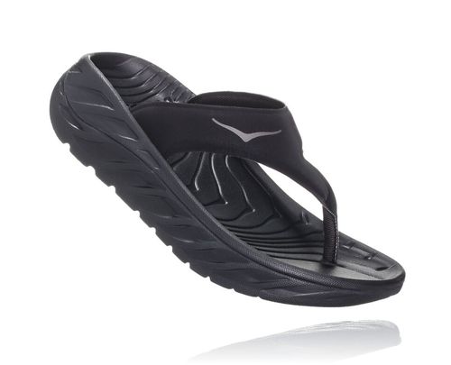 Hoka One One ORA Recovery Zabky Damske Čierne / Tmavo | TO3016479