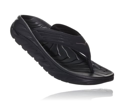 Hoka One One ORA Recovery Zabky Panske Čierne / Tmavo | VI6089127