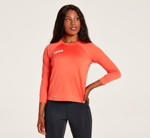 Hoka One One Performance 3/4 Sleeve Tricko Damske Koralove | UP5178934