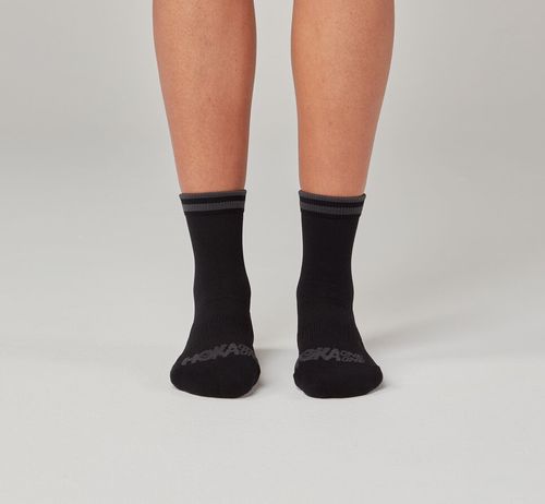 Hoka One One Performance Crew Ponozky All Gender Čierne | ED3549167
