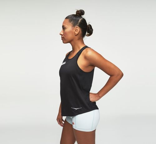 Hoka One One Performance Tank Bezecke Tielko Damske Čierne | SA3281469