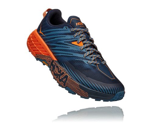 Hoka One One Speedgoat 4 Trailove Bezecke Tenisky Panske / Oranžové | KN1320786