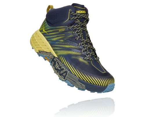 Hoka One One Speedgoat Stredne GORE-TEX 2 Turisticke Topanky Panske Čierne / Modre | ZG7651328