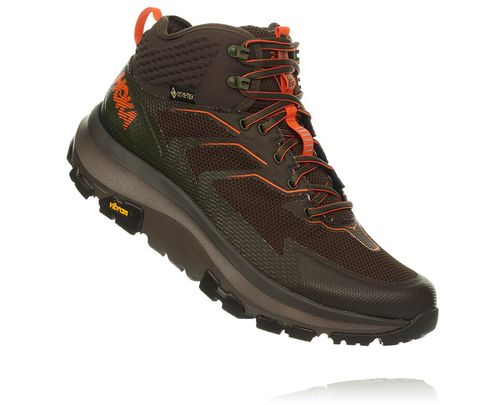 Hoka One One Toa GORE-TEX Turisticke Topanky Panske Čierne Oranžové | RK8251763