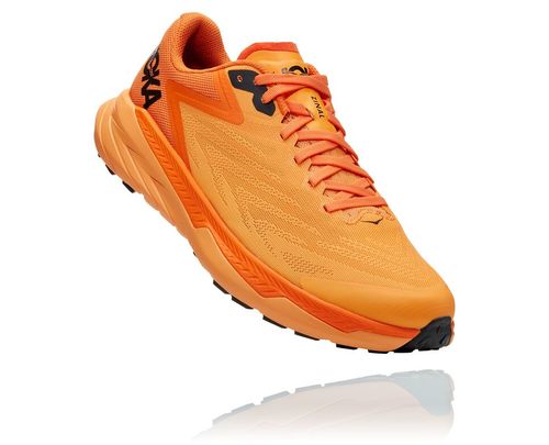 Hoka One One Zinal Trailove Bezecke Tenisky Panske Oranžové / Oranžové | KM8607495