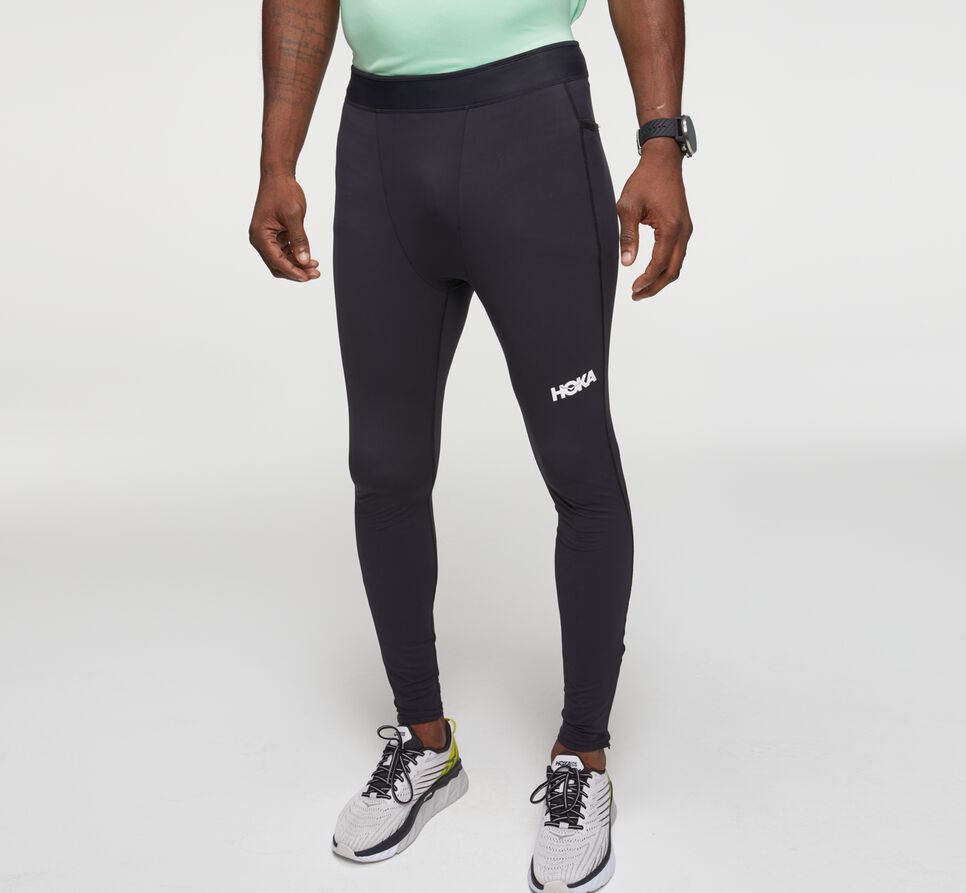 Hoka One One Performance Full Length Tight Leginy Panske Čierne | QV9367428